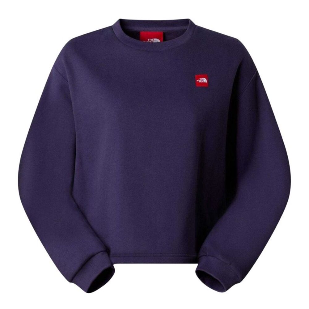 The North Face Womens/Ladies Box Logo Relaxed Fit Sweatshirt / Purple